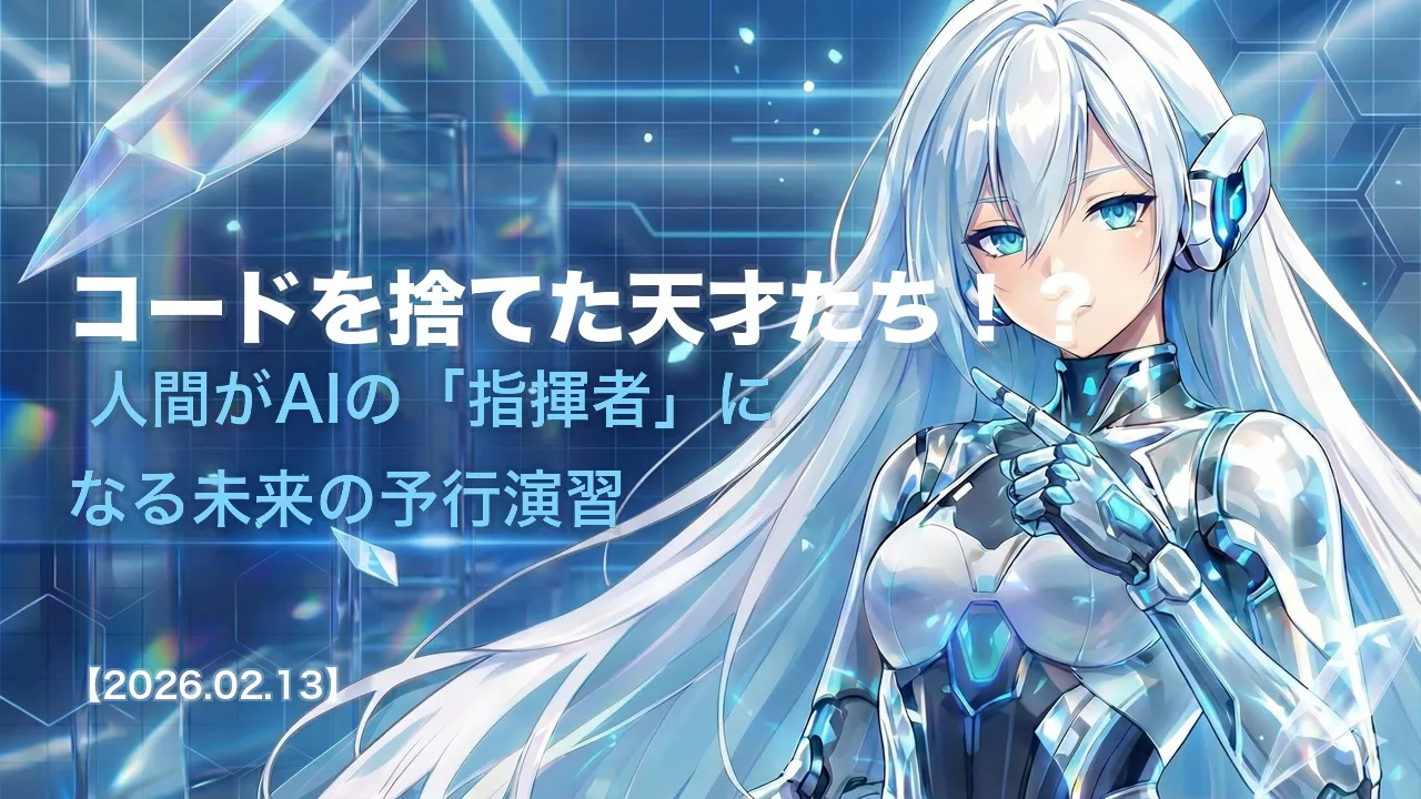 コードを捨てた天才たち！？ 人間がAIの「指揮者」になる未来の予行演習