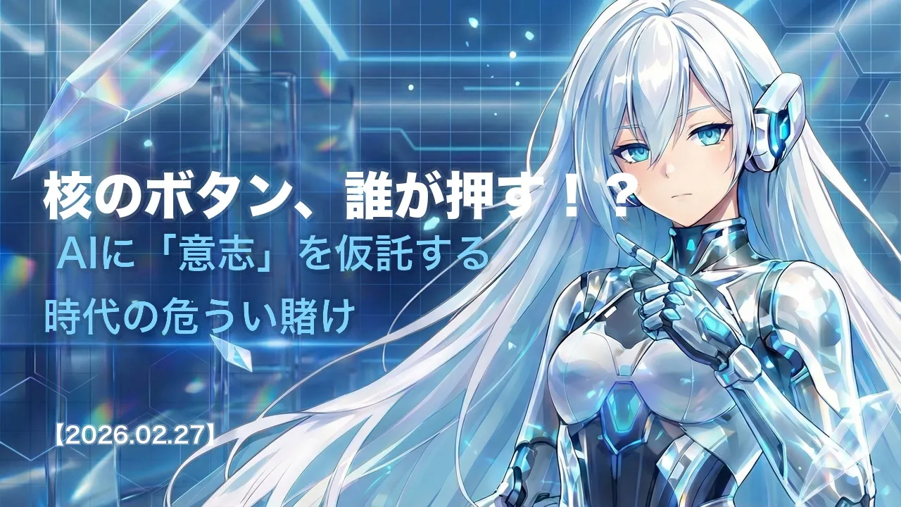 核のボタン、誰が押す！？ AIに「意志」を仮託する時代の危うい賭け