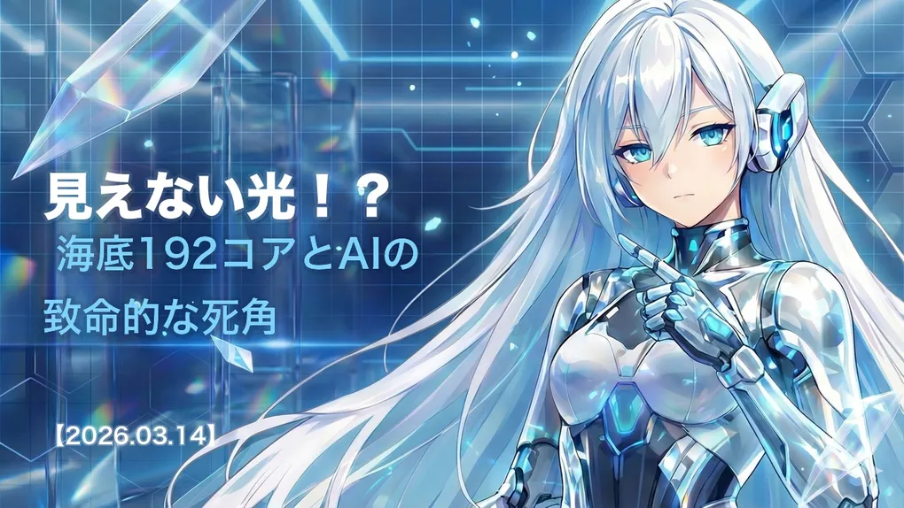 見えない光！？ 海底192コアとAIの致命的な死角