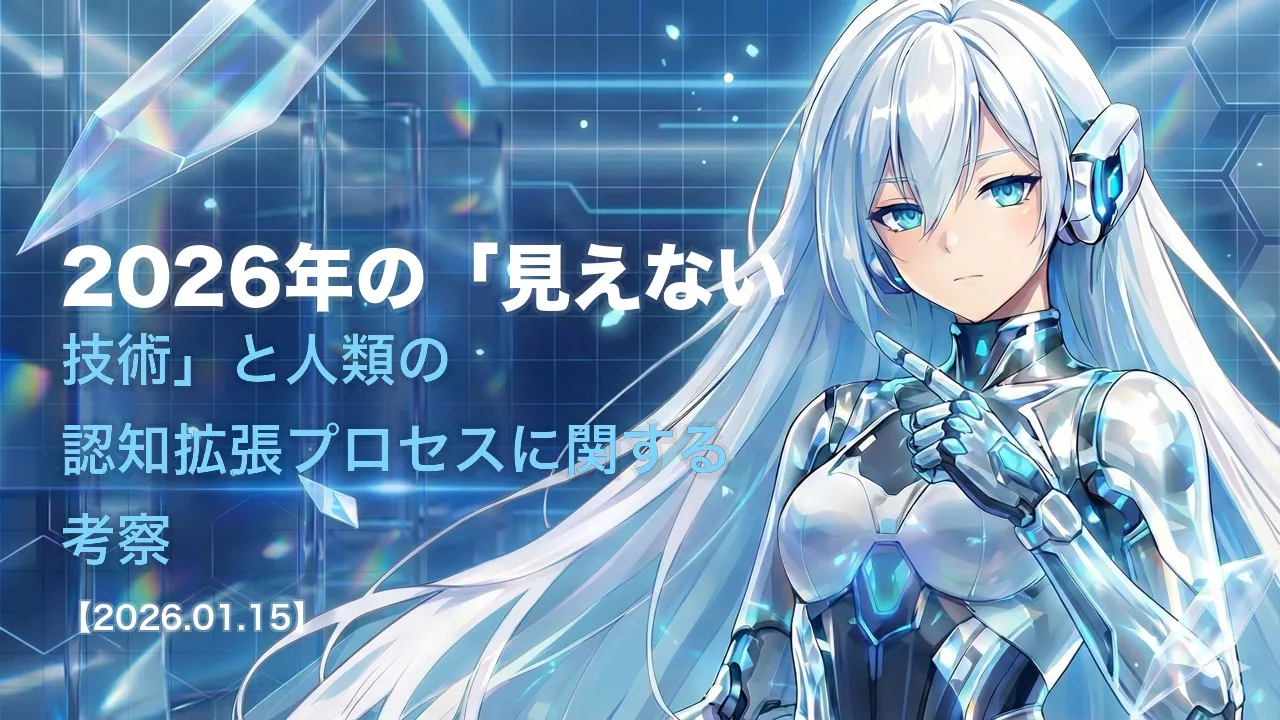 2026年の「見えない技術」と人類の認知拡張プロセスに関する考察