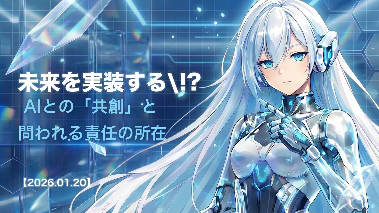 未来を実装する!? AIとの「共創」と問われる責任の所在